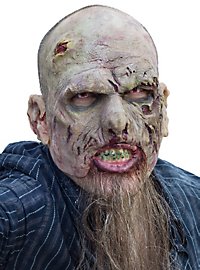 Masque de zombie en latex à coller