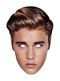 Masque en carton Justin Bieber