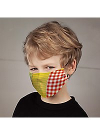 Masque en tissu pour enfant Patchwork Chaussette