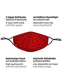 Masque en tissu pour enfants Red Spider Hero