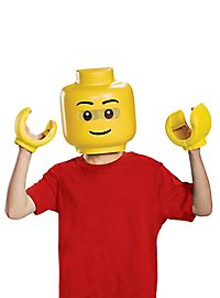 Masque et mains de figurine Lego pour enfants