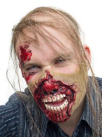 Masque facial de zombie en latex