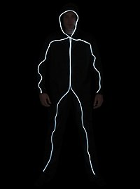 Matchstick man illuminated costume for adults