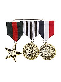 Medaglie d'onore sul fermaglio della medaglia