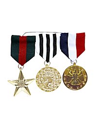 Medaglie d'onore sul fermaglio della medaglia