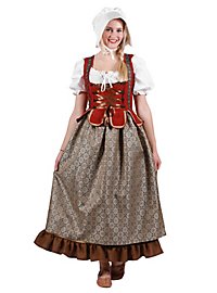 Medieval burgher's daughter costume