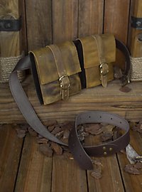 Medieval double belt bag - Valiant