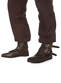 Medieval half boot with 2 buckles - Beutelbert