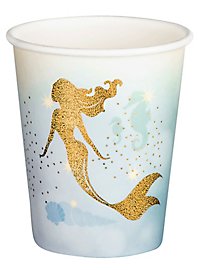 Mermaid paper cup 6 pieces