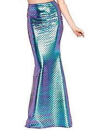 Mermaid skirt turquoise-blue