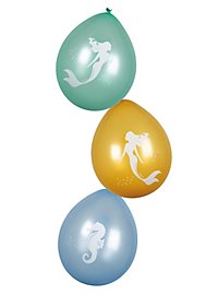 Mermaids party decoration set 52 pieces for 6 persons