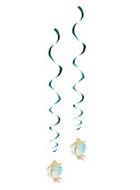 Mermaids party decoration set 52 pieces for 6 persons