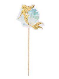 Mermaids party decoration set 52 pieces for 6 persons