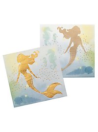 Mermaids party decoration set deluxe 54 pieces with piñata for 6 persons