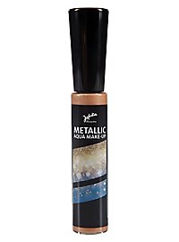 Metallisches Glitzer-Make-up bronze