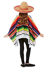 Mexican poncho costume for kids