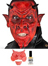 Mezza maschera da diavolo