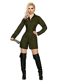 Michelle Myers Halloween Romper olive