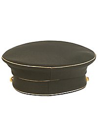 Militärmütze - Grün mit dreifacher Paspel in gold