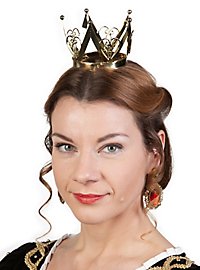 Mini couronne princesse de conte de fées or