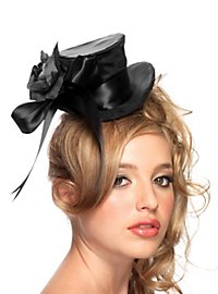 Mini Top Hat Roses black