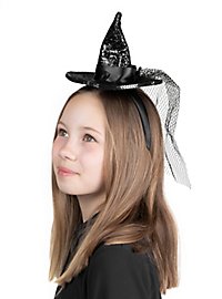Mini witch hat black