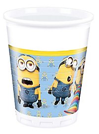 Minions drinking cups 8 pieces