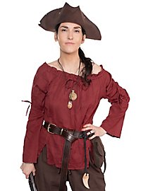 Mittelalterbluse in Leinenoptik - Mia