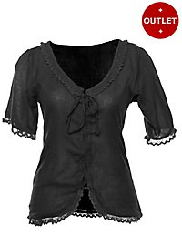 Mittelalterbluse mit Spitze - Sara