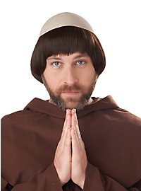 Mönch Perücke mit Glatze