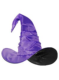 Moldable witch hat purple