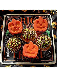 Molde De Silicona Para Muffins De Calabaza Para Pasteles Pequeños, Galletas, Chocolate Y Repostería 6 Cavidades
