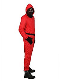 Mono de Supervisor de El Juego del Calamar con Máscara Integrada para Niños