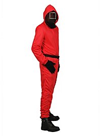 Mono de Supervisor de El Juego del Calamar con Máscara Integrada para Niños