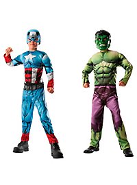 Mono Reversible Hulk & Capitán América Para Niños