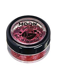 Moon Glitter Bio Chunky Glitter Mørkerosa