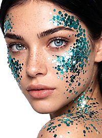 Moon Glitter Bio Chunky Glitter Turkis