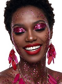 Moon Glitter Bio Chunky Glitzer dunkelrosa