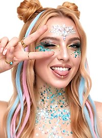 Moon glitter organic chunky glitter turquoise