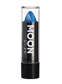 Moon Glow Neon UV Glitter Lipstick blue