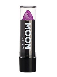 Moon Glow Rouge à lèvres néon UV pailleté violet