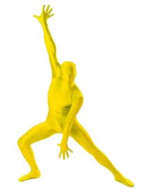 Morphsuit jaune Déguisement intégral