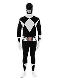Morphsuit Schwarzer Power Ranger Ganzkörperkostüm