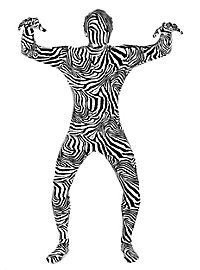 Morphsuit Zebra Ganzkörperkostüm