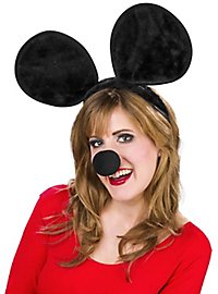 Mouse ears with nose