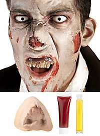 Nariz de Zombi de Látex con Mastix