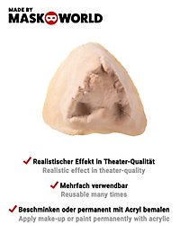 Nariz de Zombi de Látex con Mastix