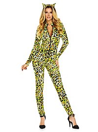 Neon Kitty Catsuit with Hairband