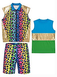 Neon-luipaardlook voor mannen