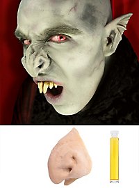 Nez de vampire Application en latex